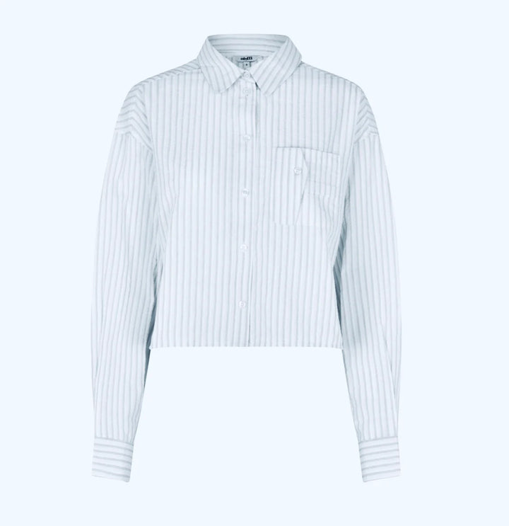 Emmelia Blue and White Stripe Shirt