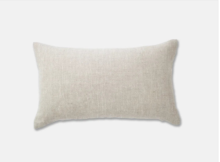 Salcombe Herringbone Linen Cushion