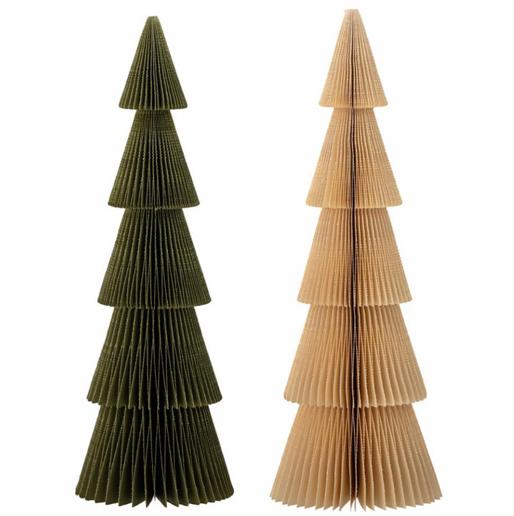 Milan Deco Paper Tree - Gold and Green