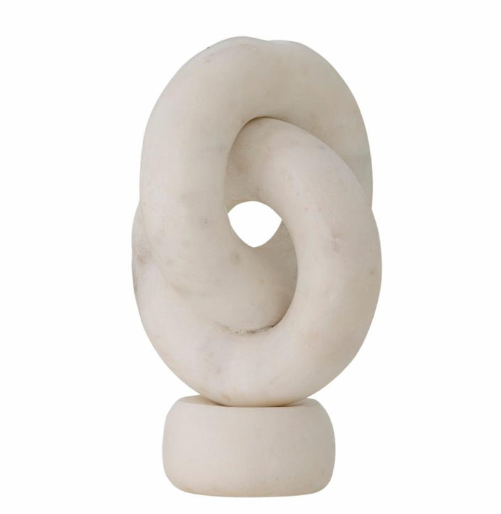 Goa White Marble Candle Holder