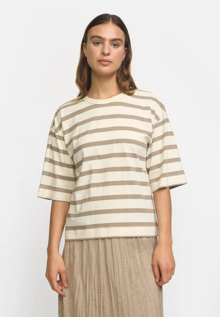 Boxy T Shirt Stripe