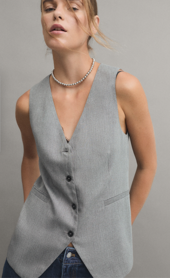 Lincoln Grey Waistcoat