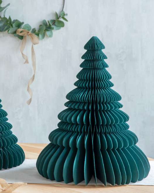 Large Maddox Paper Tree in Forest Green