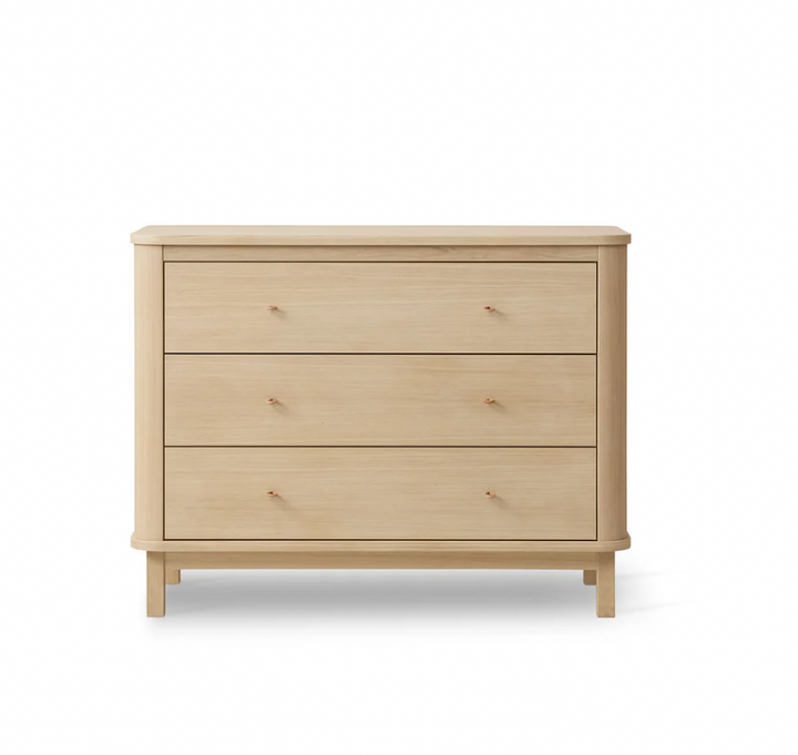 Oak 3 Drawer Dresser