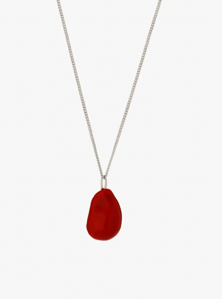 Kew Necklace Red Enamel