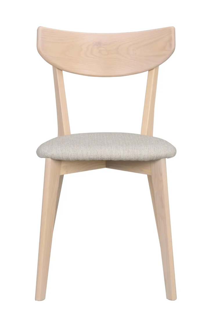 Ami Chair Whitewash/ Grey Beige