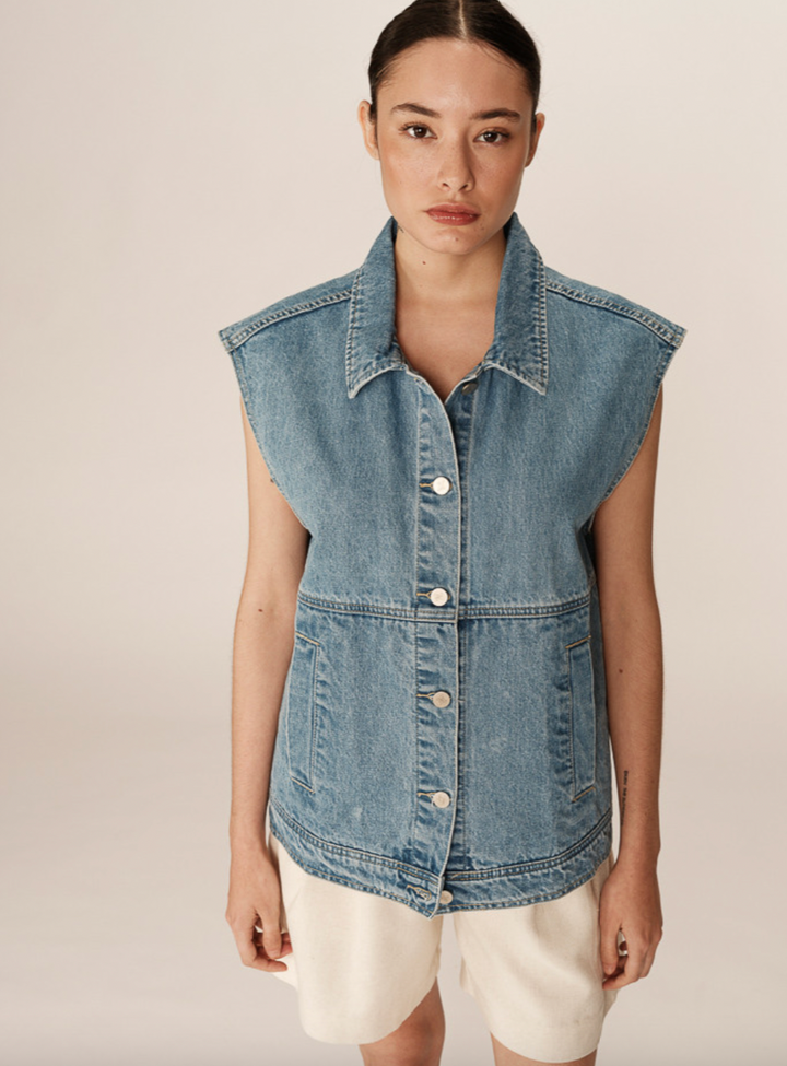 Paulette Light Denim Jacket