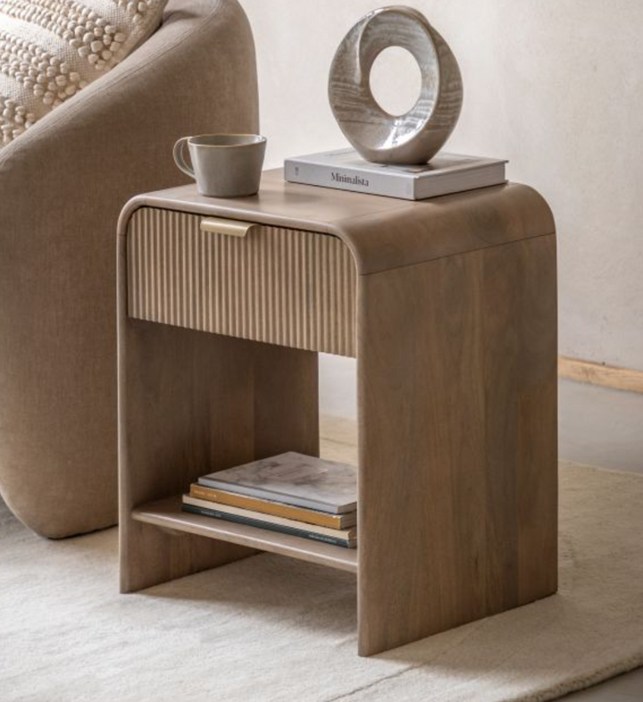 Colonna Bedside Table Large - two sizes available  (Pre Order For March Delivery)