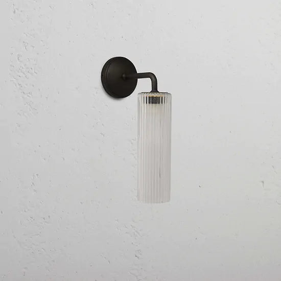 Claremont Small Wall Light Fluted Glass (Different colour finishes)